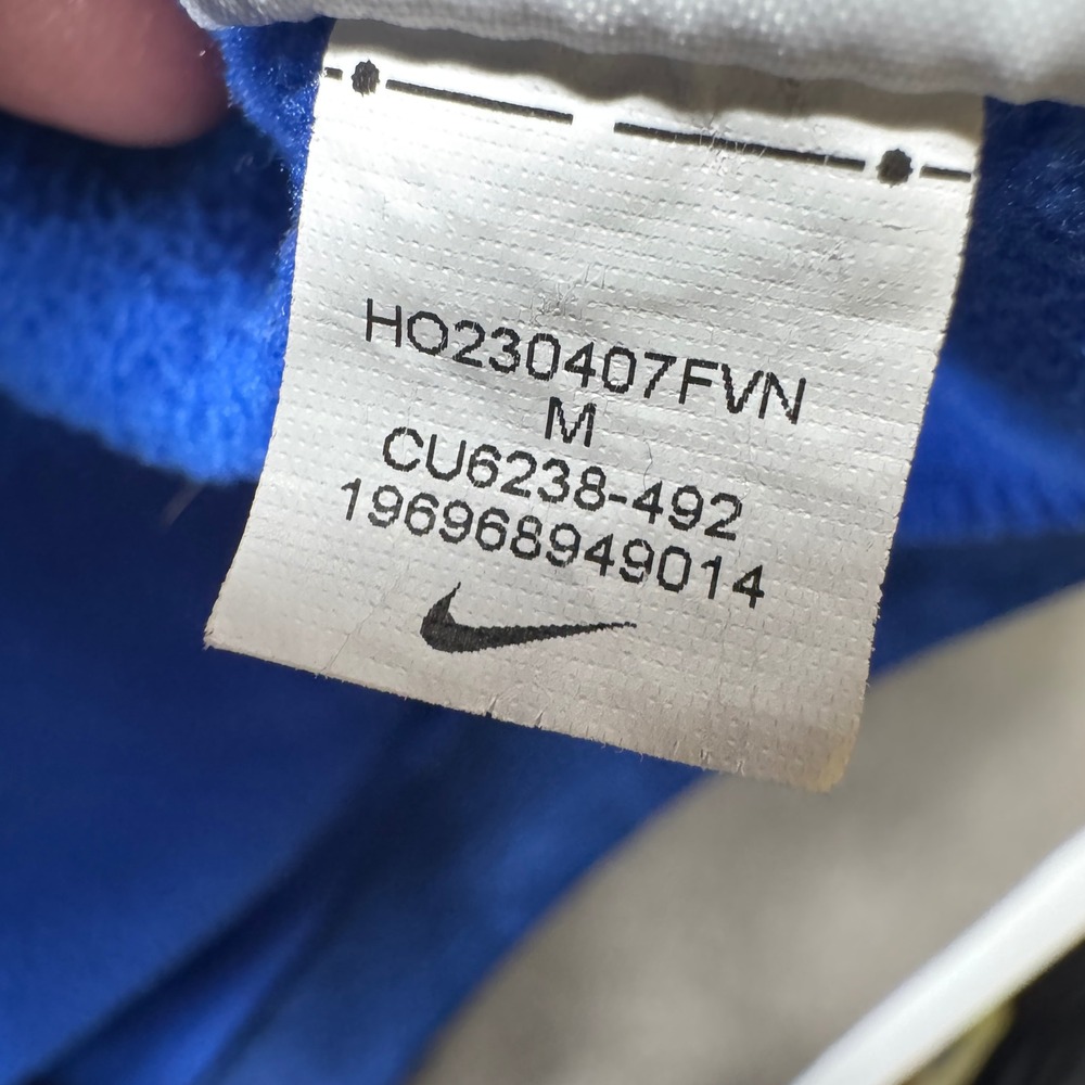 Nike Hoodie Mens M‎ Blue Therma-FIT Pullover Swoosh CU6238-492 Fleece Athleisure - Picture 7 of 8